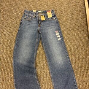 levi’s super low loose jeans size 27 nwt